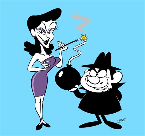 natasha in rocky and bullwinkle|boris badenov and natasha fatale.